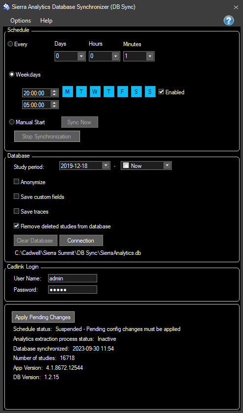 If any setting is modified,click Apply pendingchanges to use the new ...